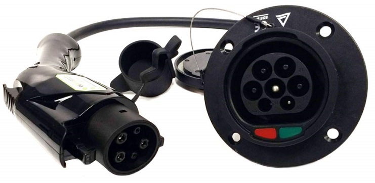EV adaptor type 2 to type 1